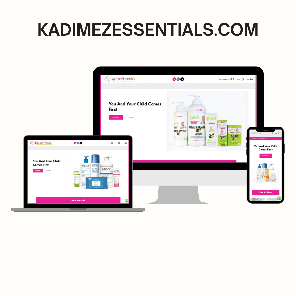 Kadimez essentials Mock up